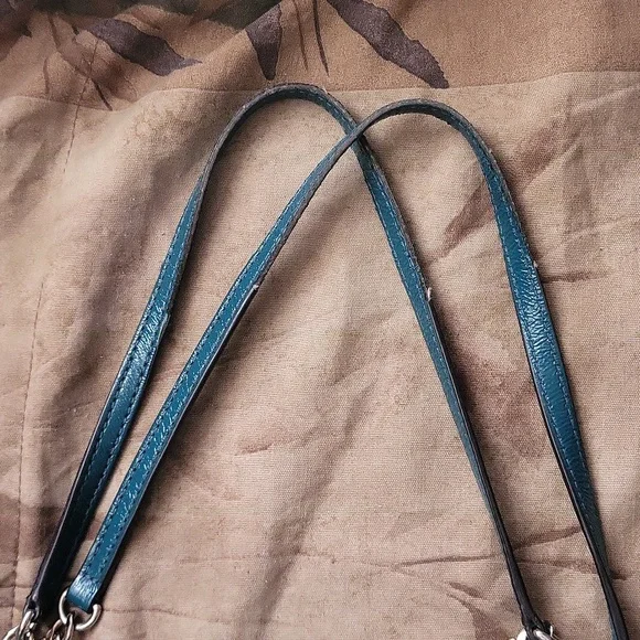 Michael Kors Leather Bag with Gold Accents - Picture 7 of 16